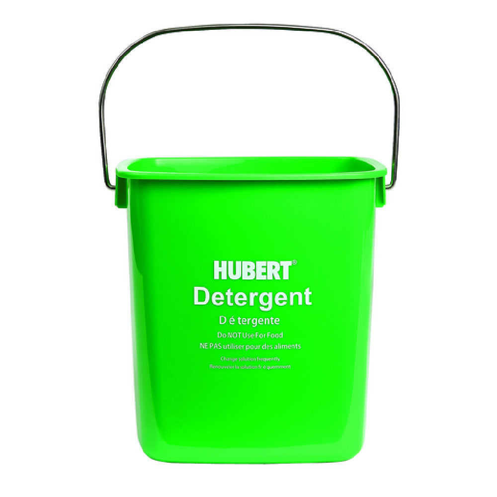 Hubert 13186 - Hubert® Cleaning Utility Bucket, 6-1/3"L X 6-1/3"W X 5-3/4"H, 3 Qt.