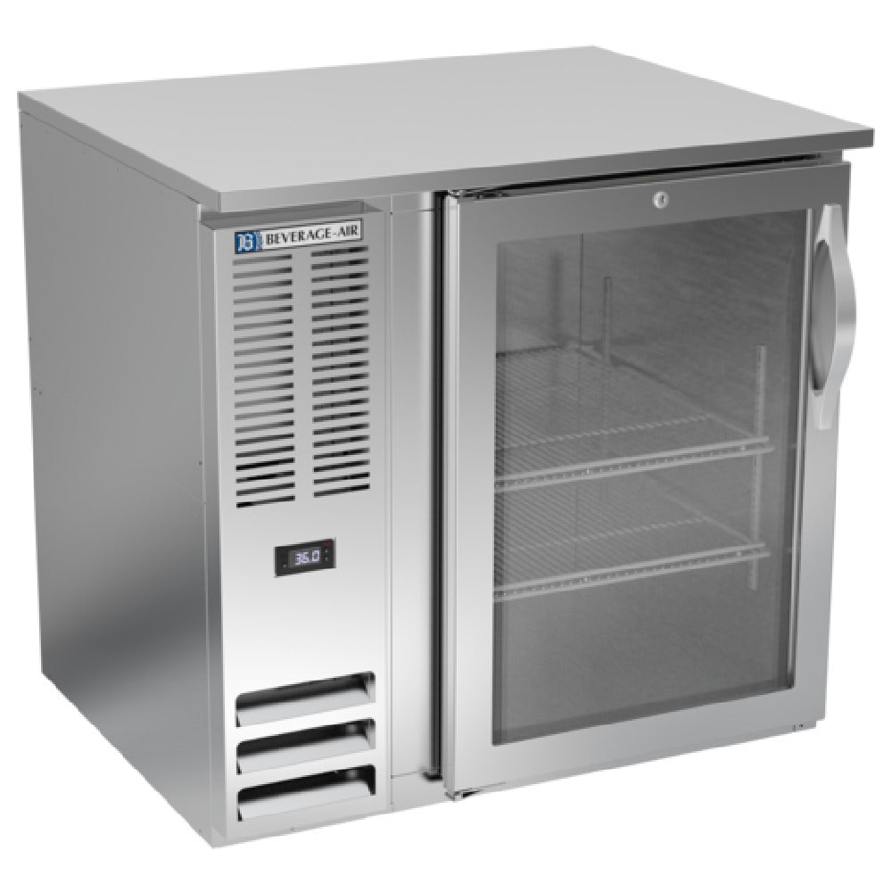 Beverage Air BB36HC-FG-S - Refrigerated Food Rated Back Bar Storage Cabinet, One-section