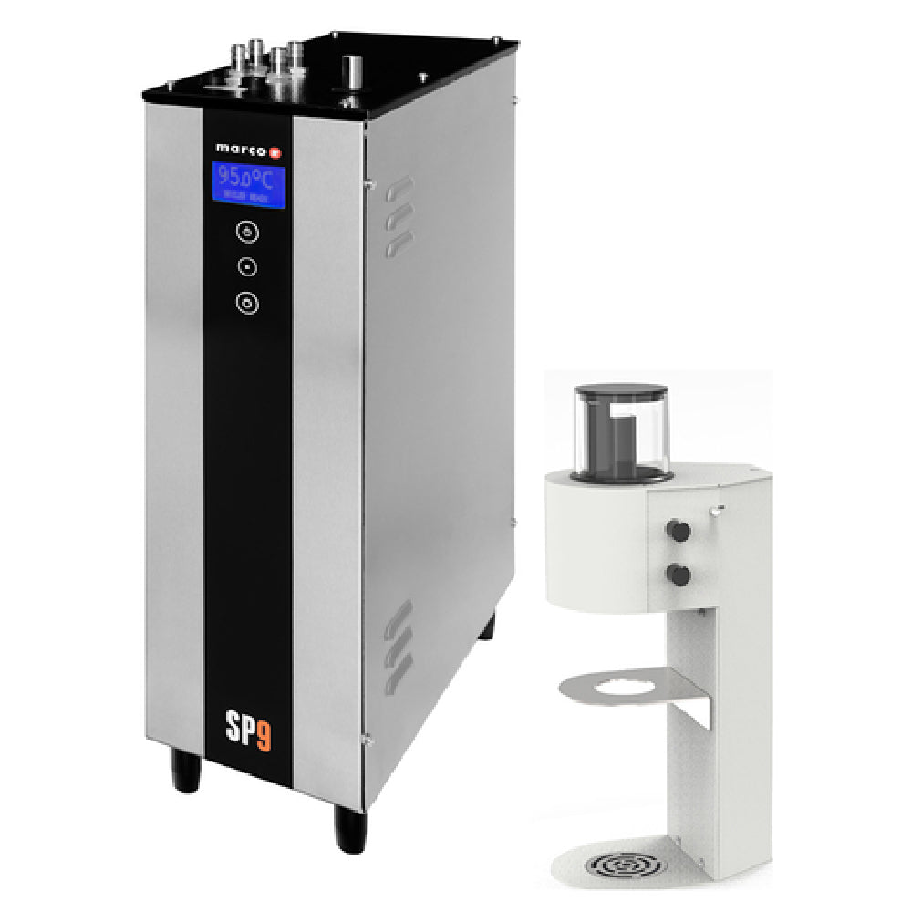 Marco Beverage Systems 1000832W SP9 Single Head Coffee Brewer White With Under-counter Boiler