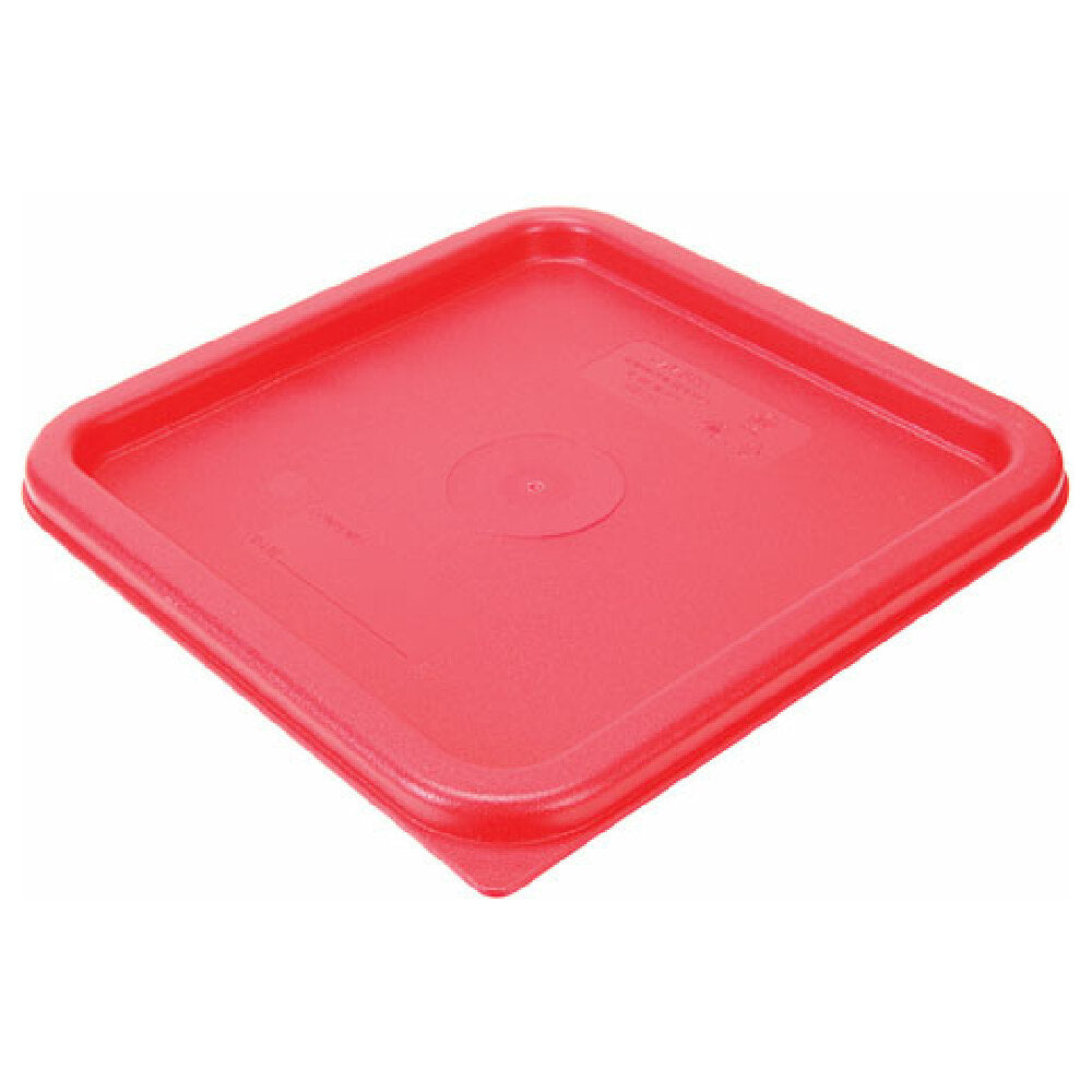 Cambro CAMSFC6451 Cover 6 8 Qt Sq 451 Red