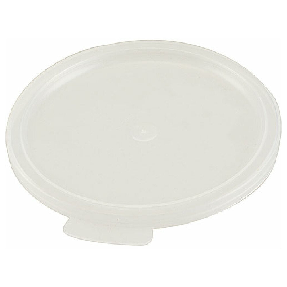 Cambro CAMRFSC1PP190 Lid Round Soft 1 Qt Semi Clr