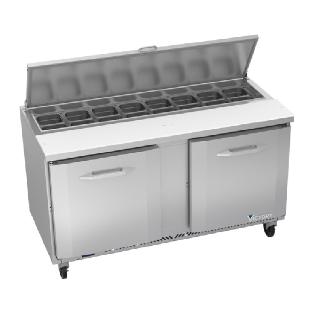 Victory VSP60HC-16 UltraSpec™ Series Sandwich Prep Table Powered By V-Core™