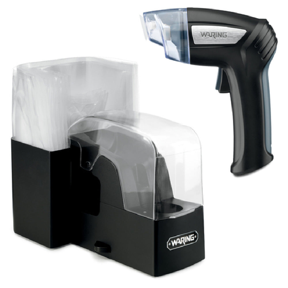 Waring WVS50E Vacuum Sealing System Pistol Style Handheld Enclosed Storage & Charging Base