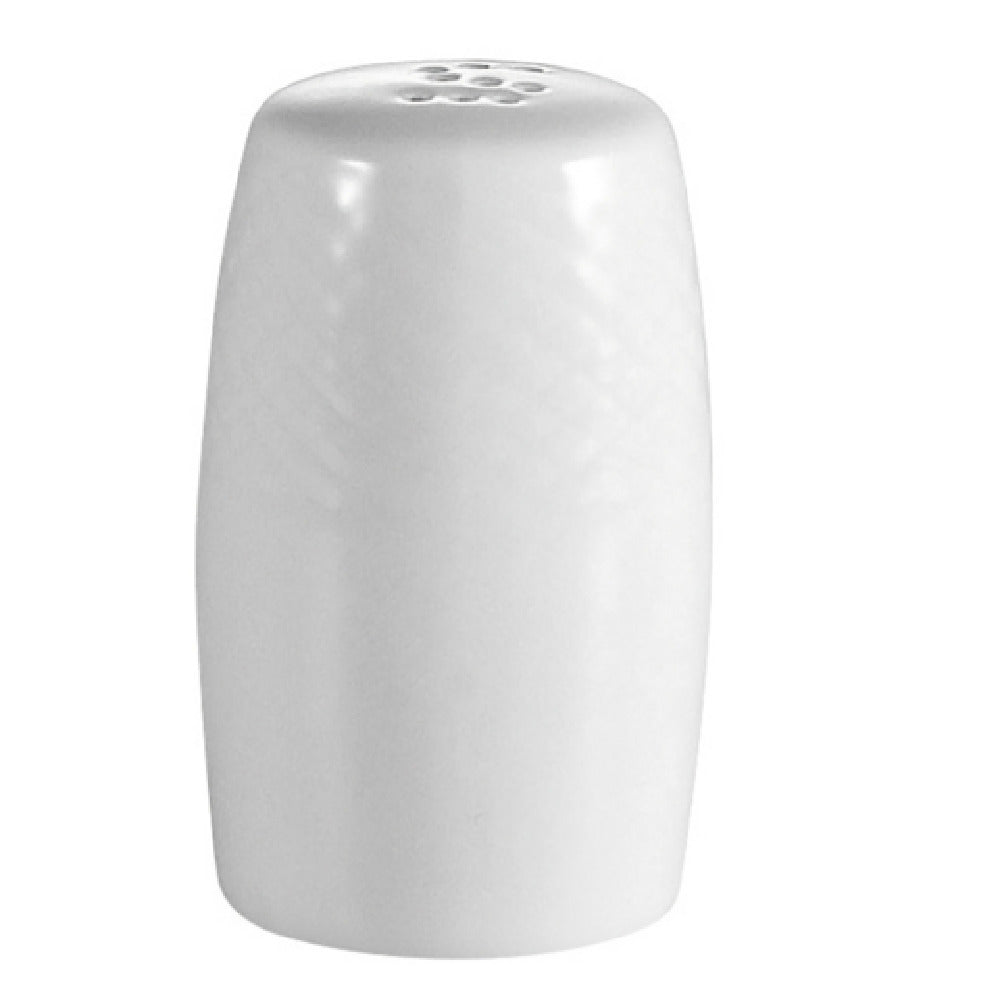 CAC China BST-SS Boston Salt Shaker 1-3/8" Dia. X 2-1/2"H Round