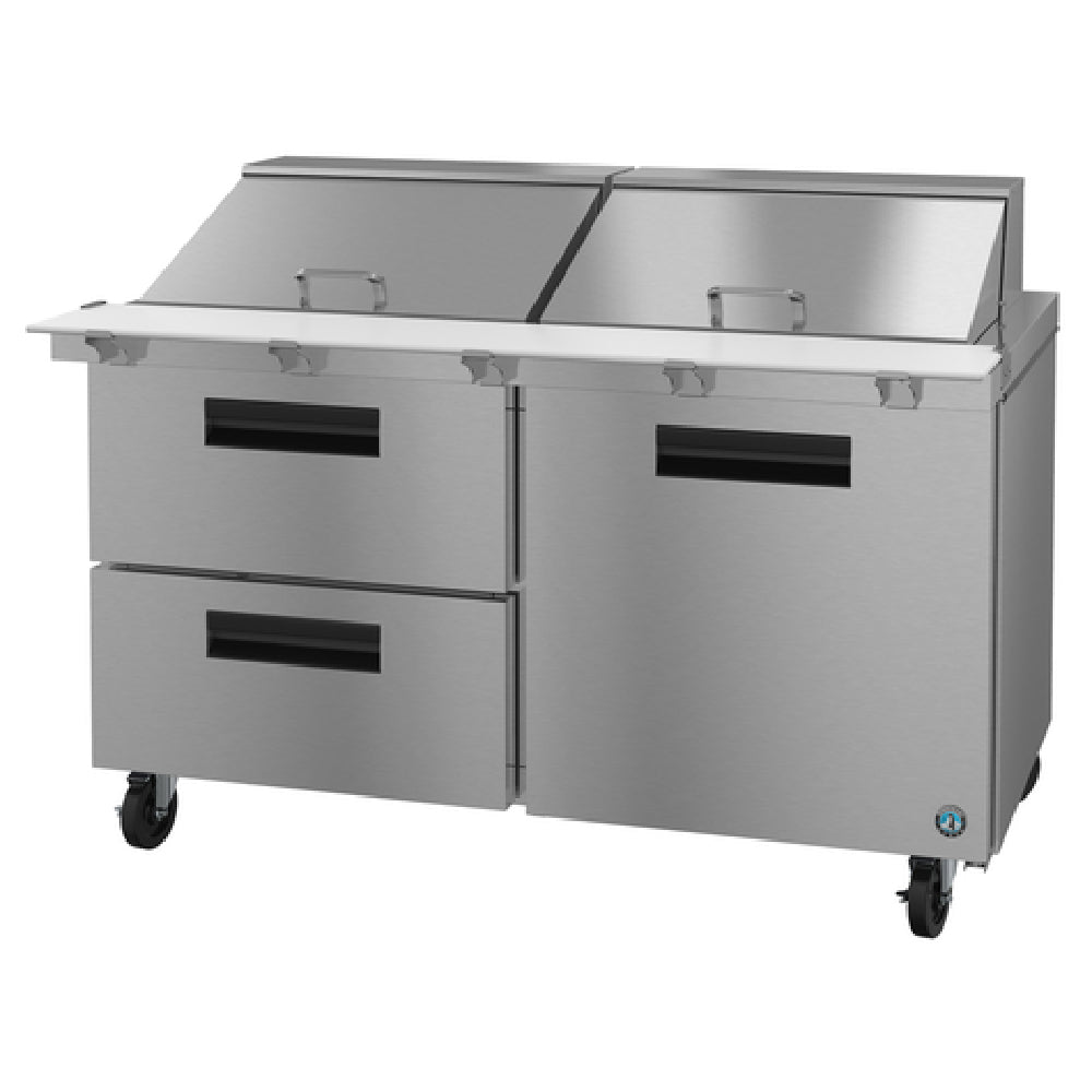 Hoshizaki SR60B-24MD2 - Steelheart Series Mega Top Refrigerator, Two-section, 60"W