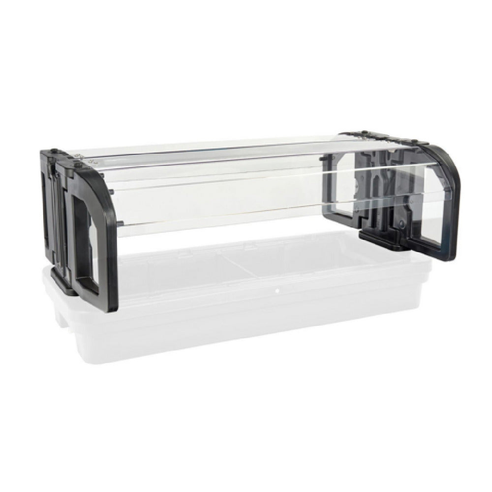 Cambro 5TTSG110 - Tabletop Sneeze Guard Assembly, 62-1/2"W X 39"D X 22-1/2"H, Flip-up Sneeze Guards With Protective End Panels