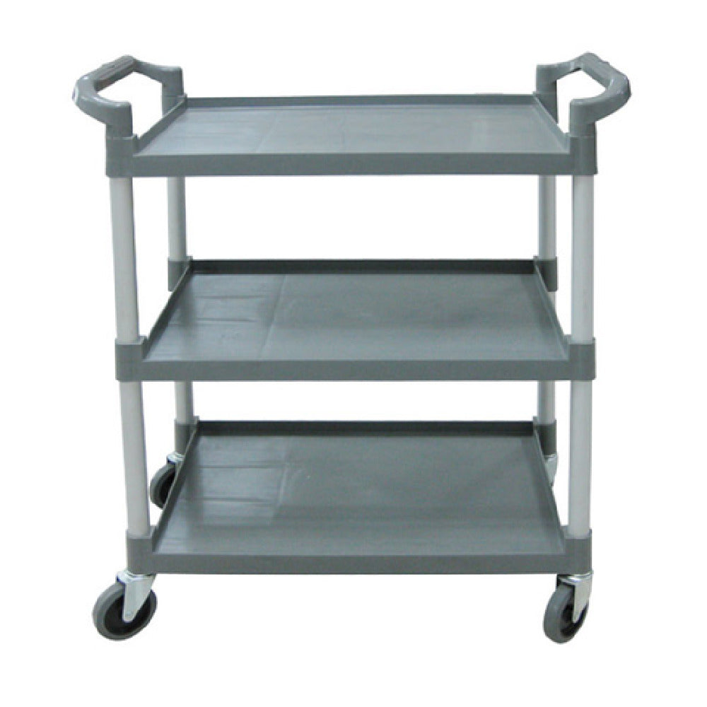 Omcan 47128 (47128) Bussing Cart 330.6lbs. Load Capacity (3) 31" X 20" Tray Shelves
