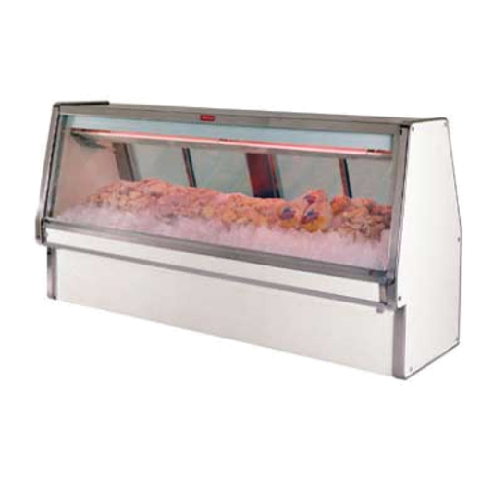 Howard-McCray SC-CFS34E-10-LED Fish/Poultry Service Case 124-1/2"W Double Duty