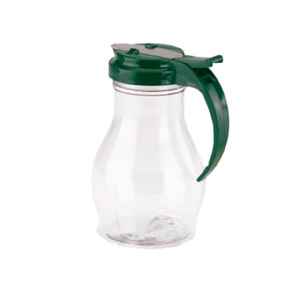 Vollrath 1414-02 Dripcut® Syrup Server 16 Oz. Clear Polycarbonate Jar With Red Plastic Top