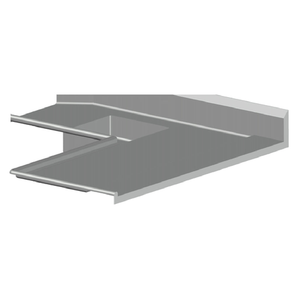 SPG DTO-16 - Universal Stainless Landing Ledge, Per Linear Foot