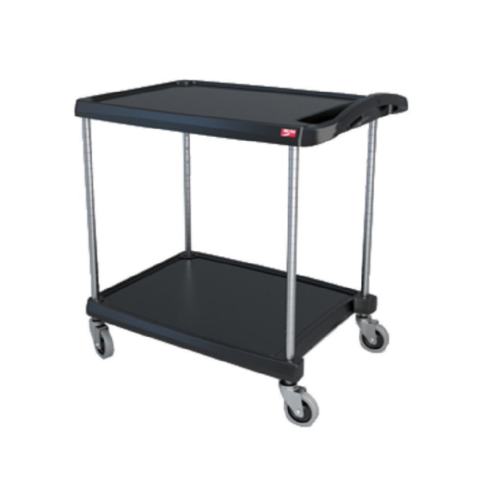 Metro MY2030-24BL Quick Ship MyCart™ Series Utility Cart (2) Shelves Open Base