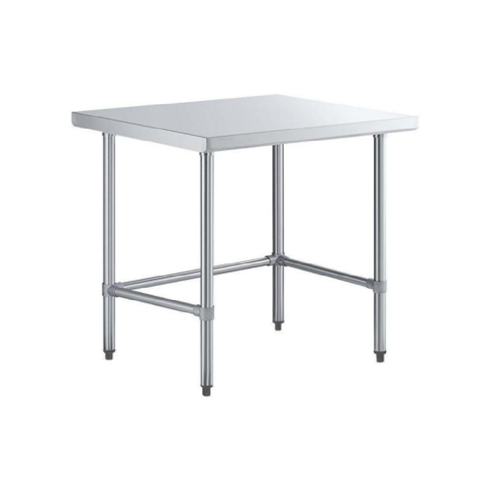 Sapphire Manufacturing SMTEO-1848G Worktable 48"W X 18"D X 35"H 18/430 Stainless Steel