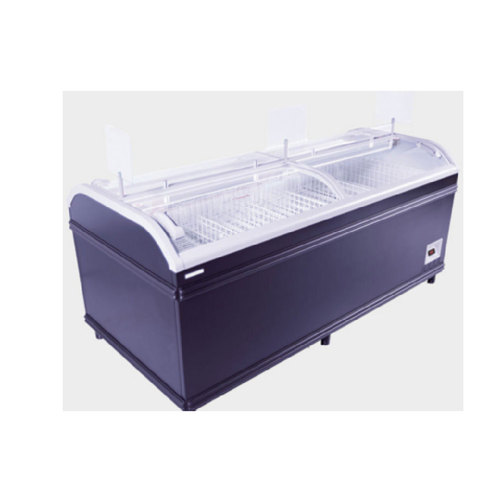 AHT Cooling Systems USA 434298 MANHATTAN XL 210 RAL9005 BLACK AHT Manhattan Multi-Temp Merchandiser