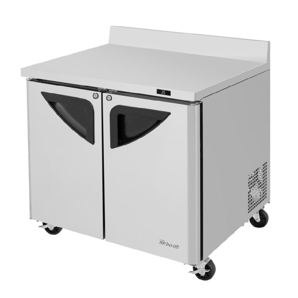 Turbo Air TWR-36SD-N6 Super Deluxe Worktop Refrigerator Two-section 9.0 Cu. Ft.