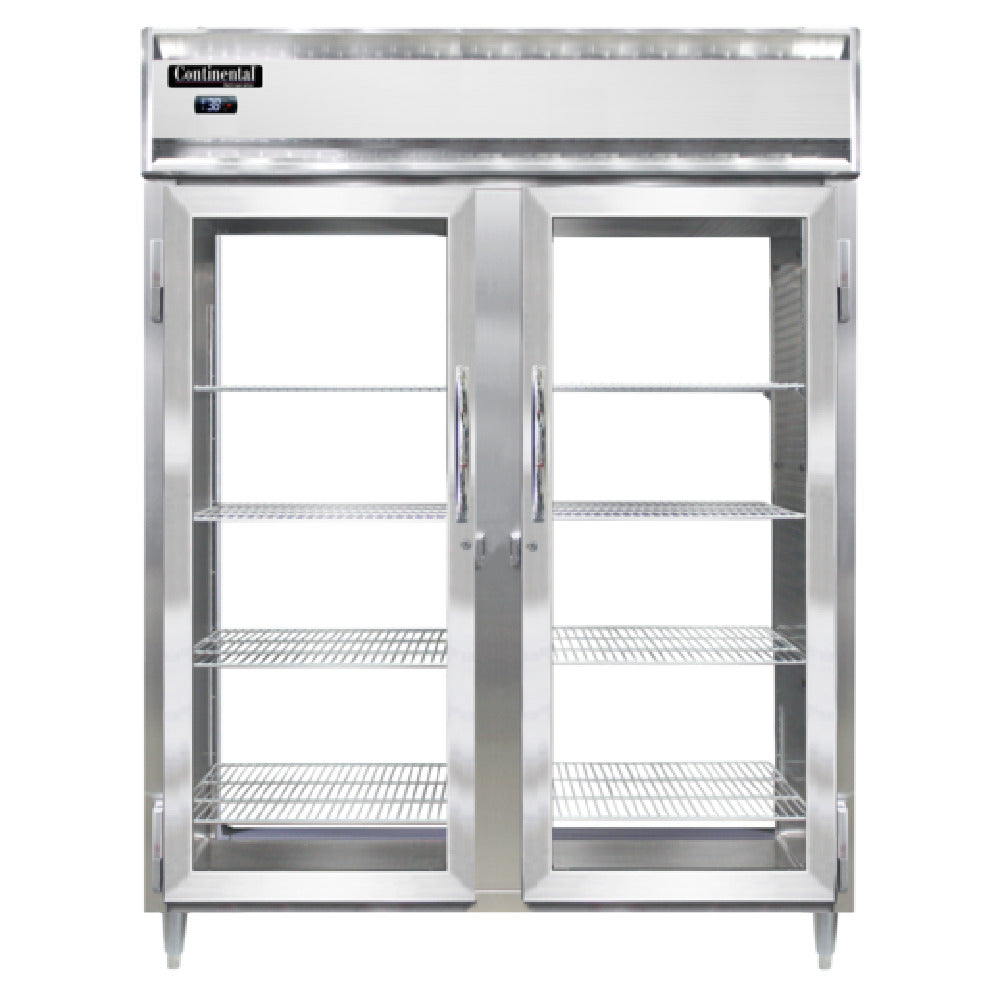 Continental Refrigerator D2RENSAPT-GD-GD Designer Line Wide Refrigerator 52 Cu. Ft. Capacity