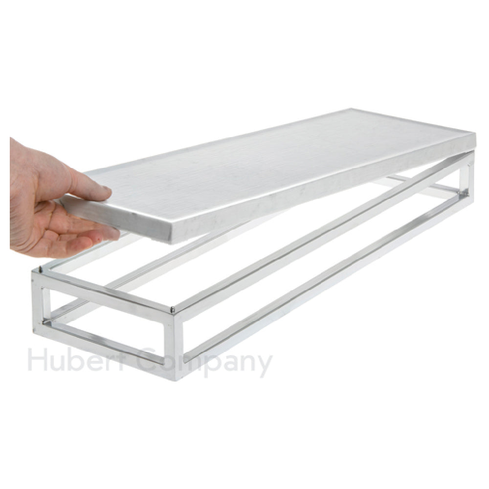 Hubert 13745 - Cerve Collection Riser, 20-1/2"L X 6-2/5"W X 3-1/5"H, Short