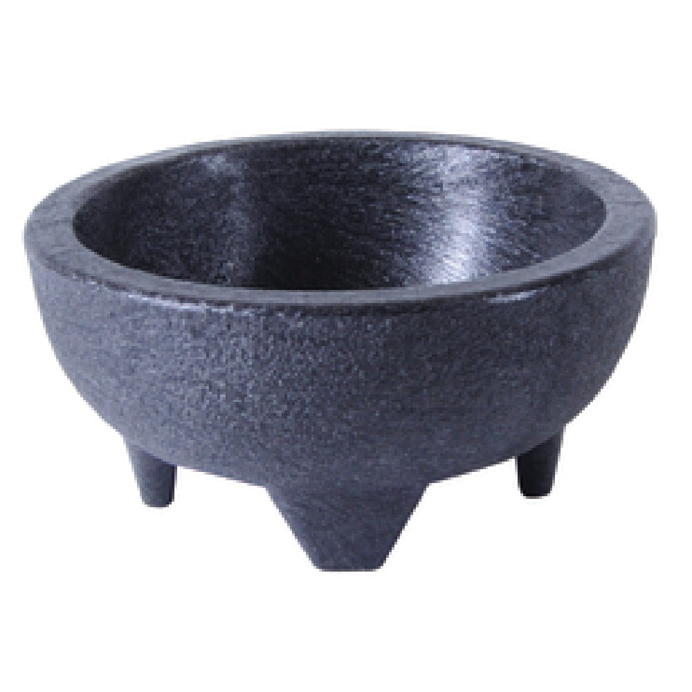 Thunder Group PLMJ010BK Molcajete Salsa Bowl 10 Oz. 5 3/8" X 5 3/8" X 2-1/2"