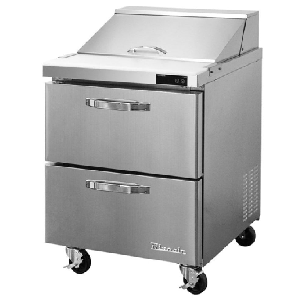 Blue Air BLPT28-D2-HC - Sandwich Prep Table, One-section, 27-1/2"W