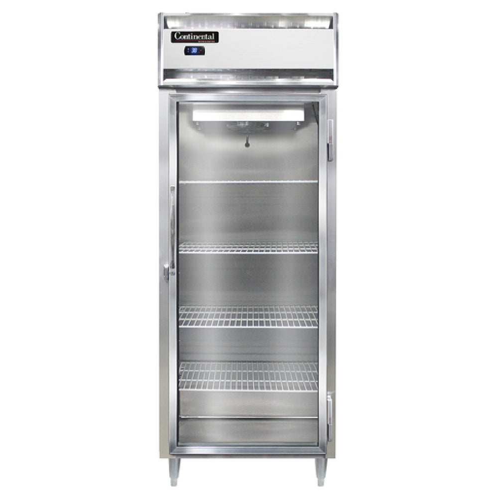 Continental Refrigerator D1RESNSAGD Designer Line Wide Refrigerator Reach-in 28-1/2"W
