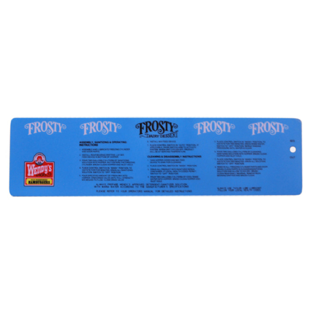 Taylor Freezer 045851 Decal Taylor