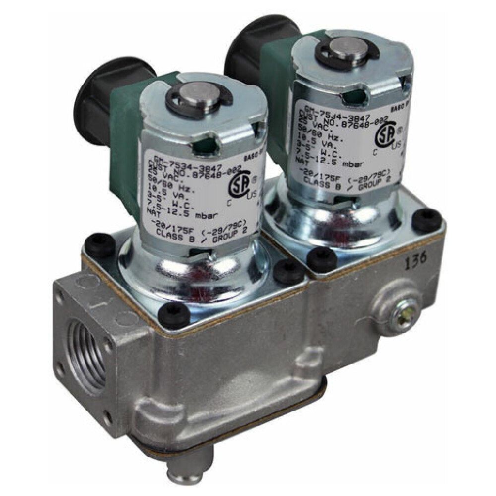 Henny Penny 87648-002 Valve Solenoid Dual Gas Nat 1/2" Fpt