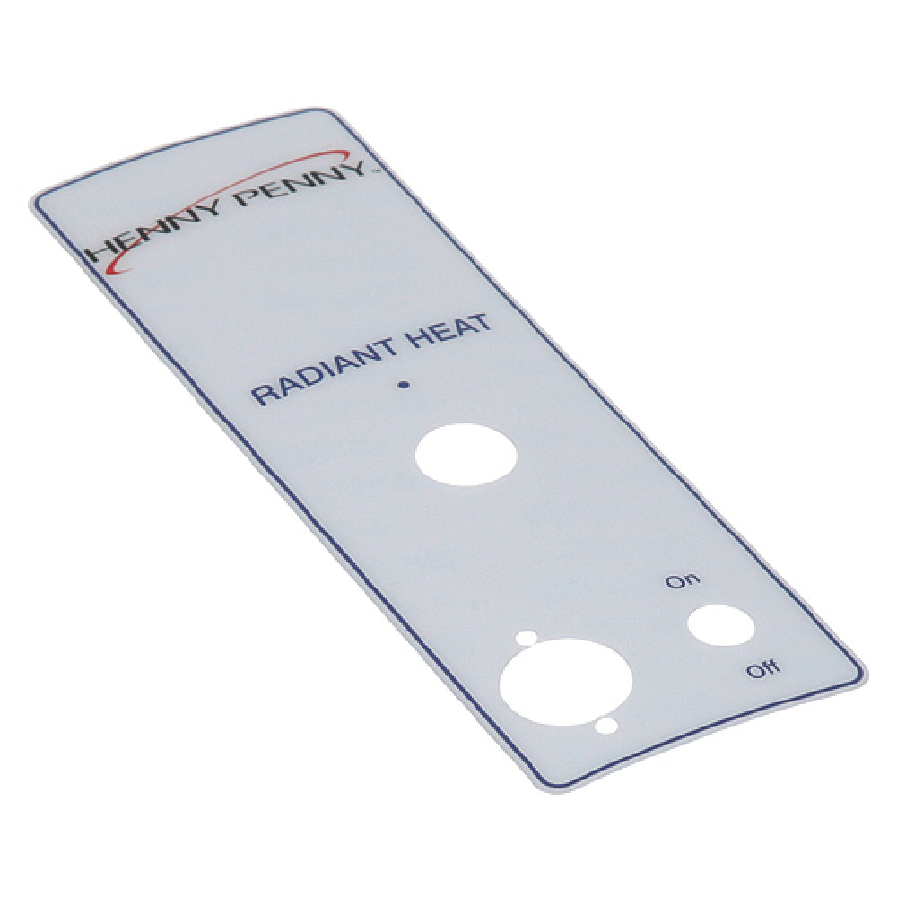 Henny Penny 44009 Decal Kfc Top Ctrl Pnl