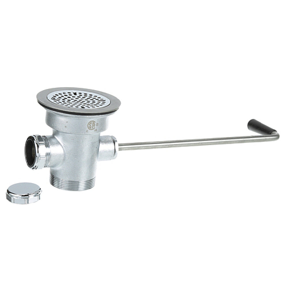 T&S Brass -3942 Waste Drain Valve Twist 3" X 2"