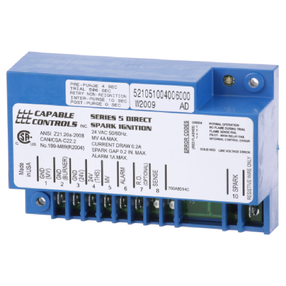 Ultrafryer ULTR18A379 Module Spark Ignition W/ Pre Purge No Reignite