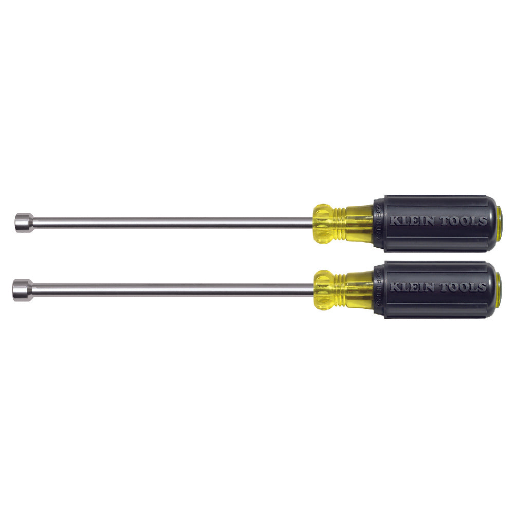 Klein Tools 646M Nut Driver Set Mag 6 Inch Shafts 2 Piece