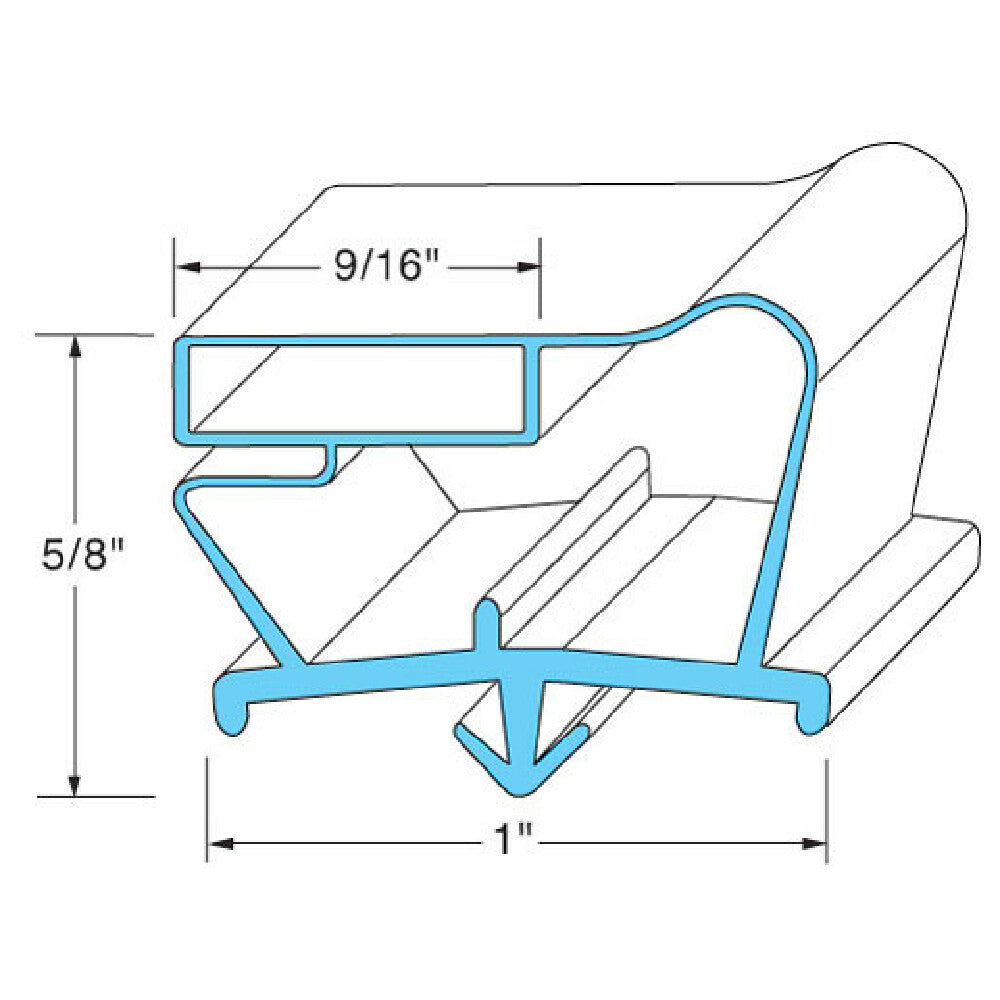 Beverage Air 712-012D-38 Gasket Drawer (9 5/8" X 21 1/16")