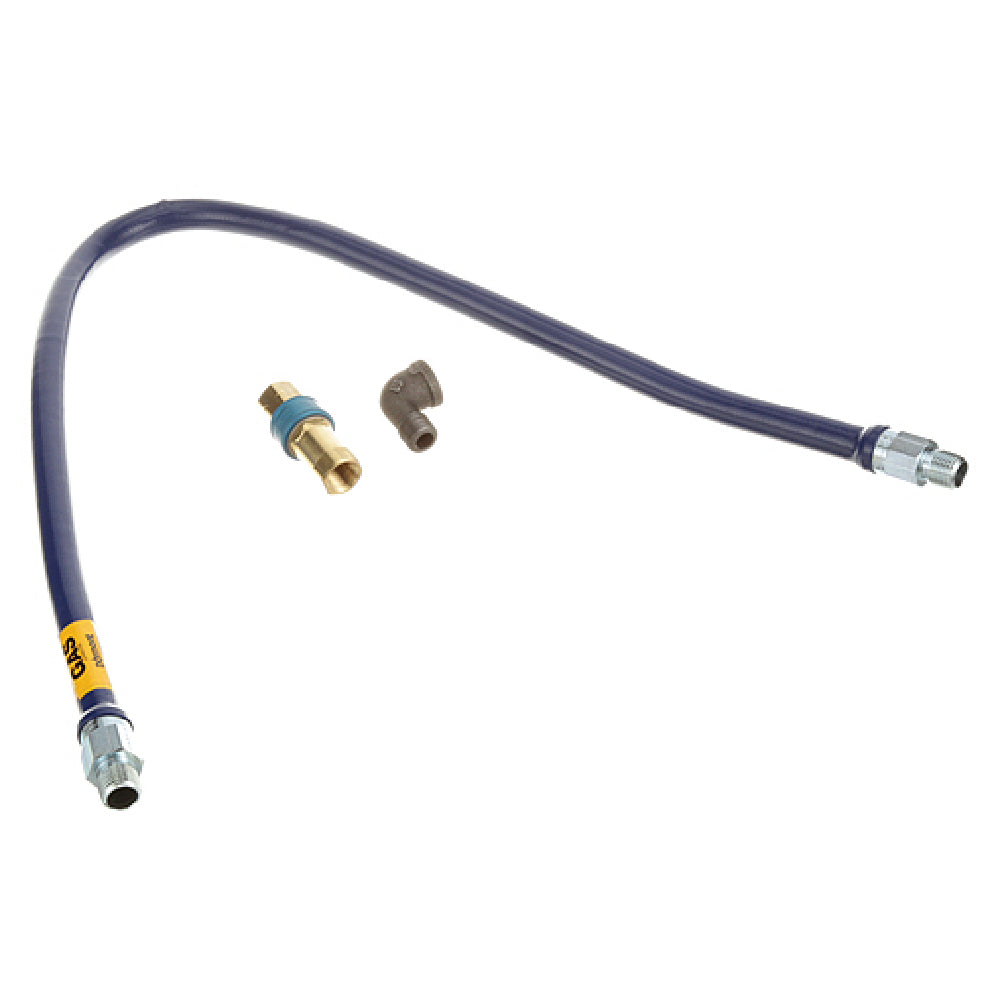 Dormont 1650BPQ48 1/2" Dia. 48" Blue Hose Snapfast 1 Elbow