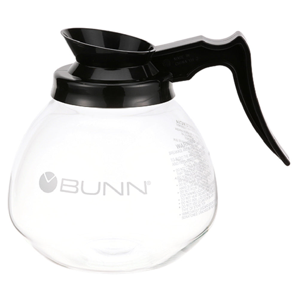 Bunn 42400.0101 Decanter Glass Blk 12cup 1pk