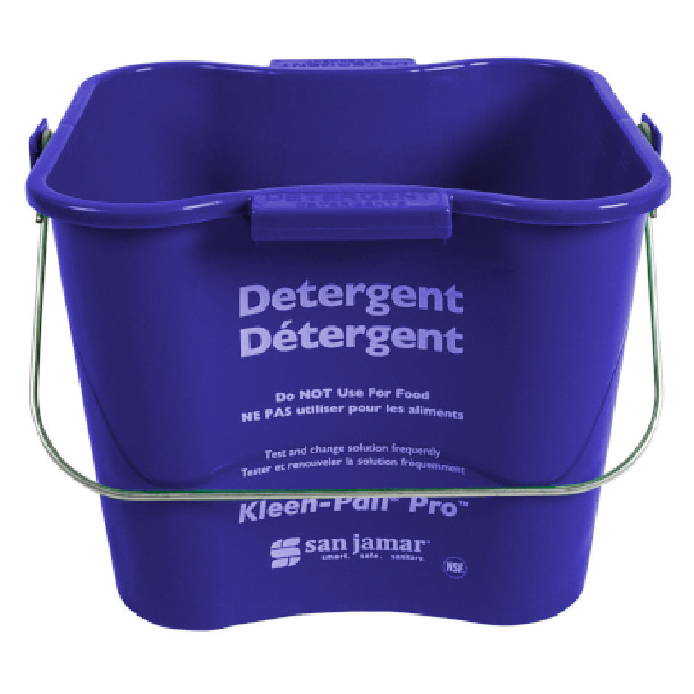 San Jamar SJKPP196KCBL Pail Pro 6qt Blue