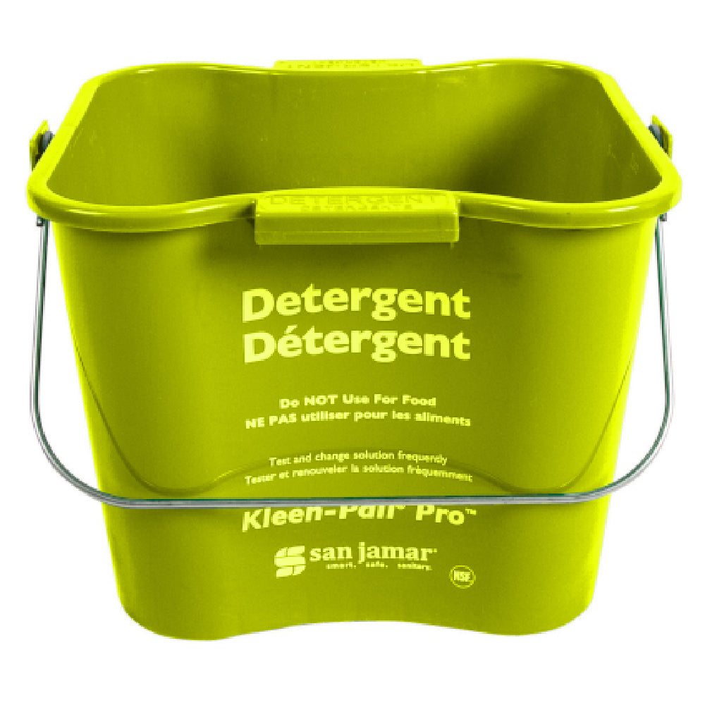 San Jamar SJKPP196KCYL Pail Pro 6qt Yellow