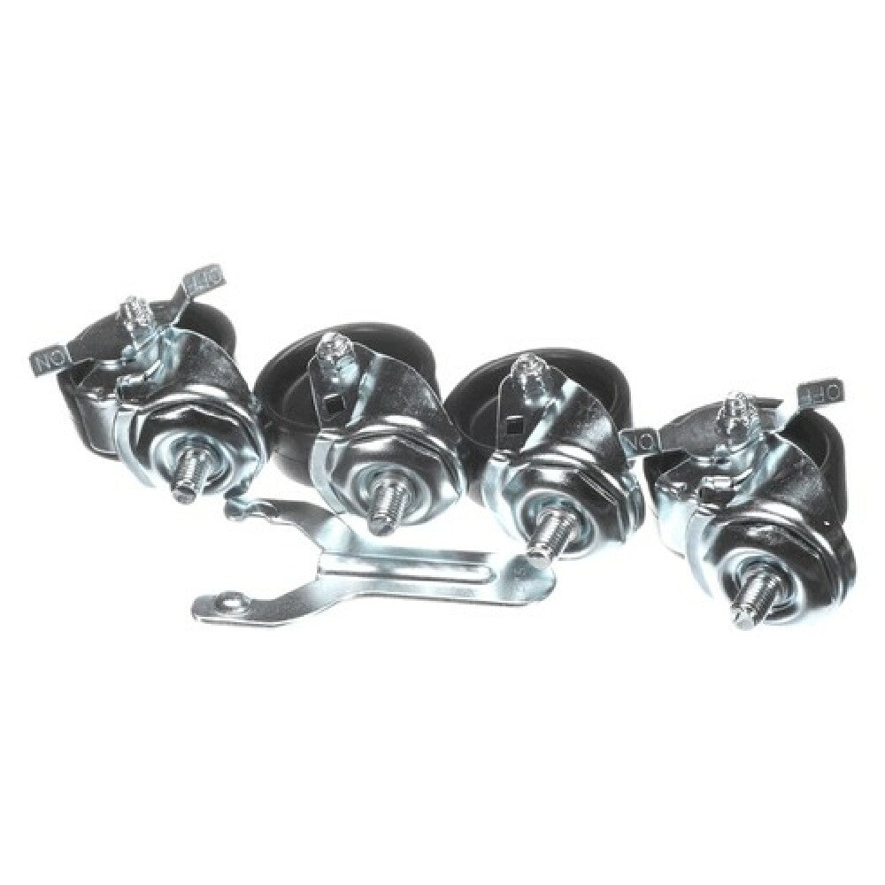 Beverage Air 00C31-041A Caster Kit 3" Set 2 W/brk 2 W/o