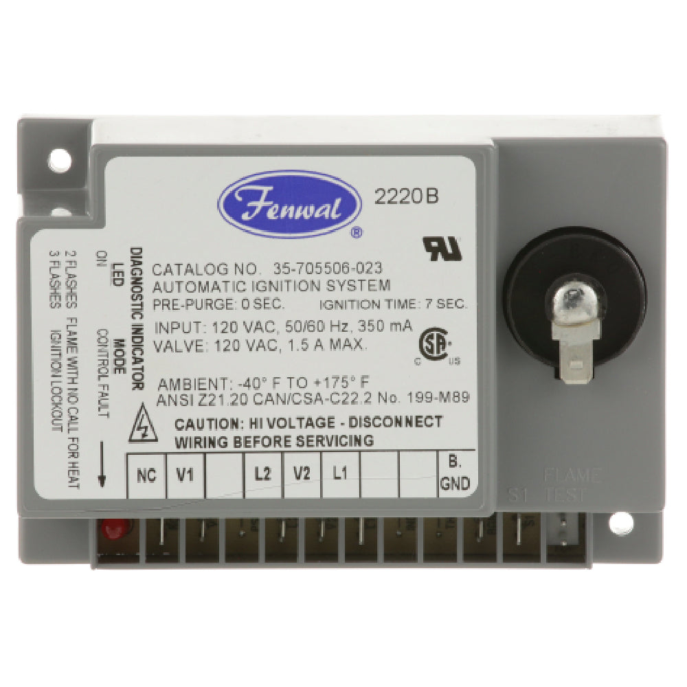 Moffat M234459 Ignition Module Fenwal 120v