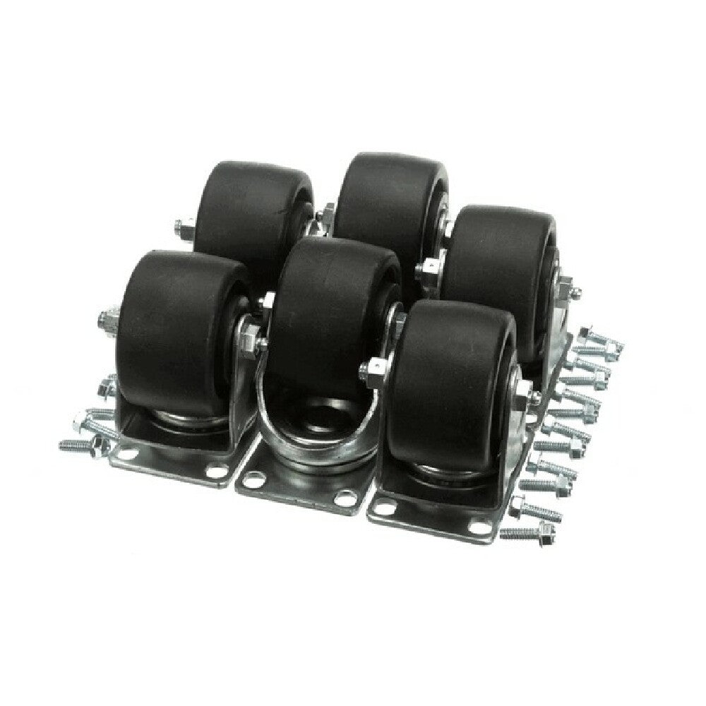 Silver King 10314-105 4'' Caster Plate Kit W/o Brake