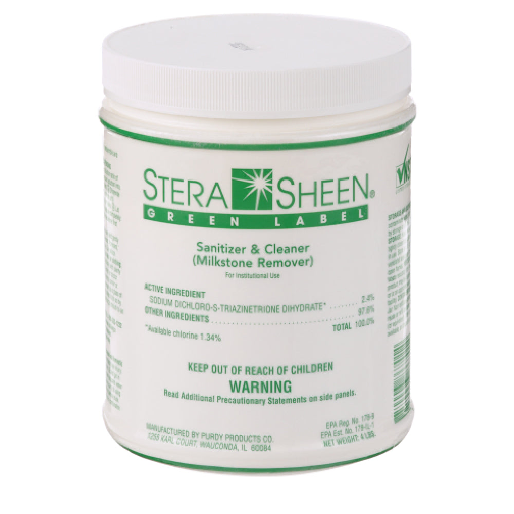 Taylor Freezer 055492 Sanitizer/cleaner Stera Sheen Green 2 Oz Packet