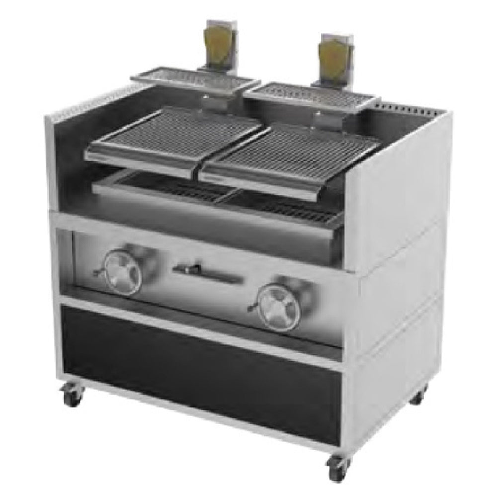 Josper Charcoal Ovens (Middleby) PVJ-050-2 - Basque Grill, Charcoal, 55-1/8"W