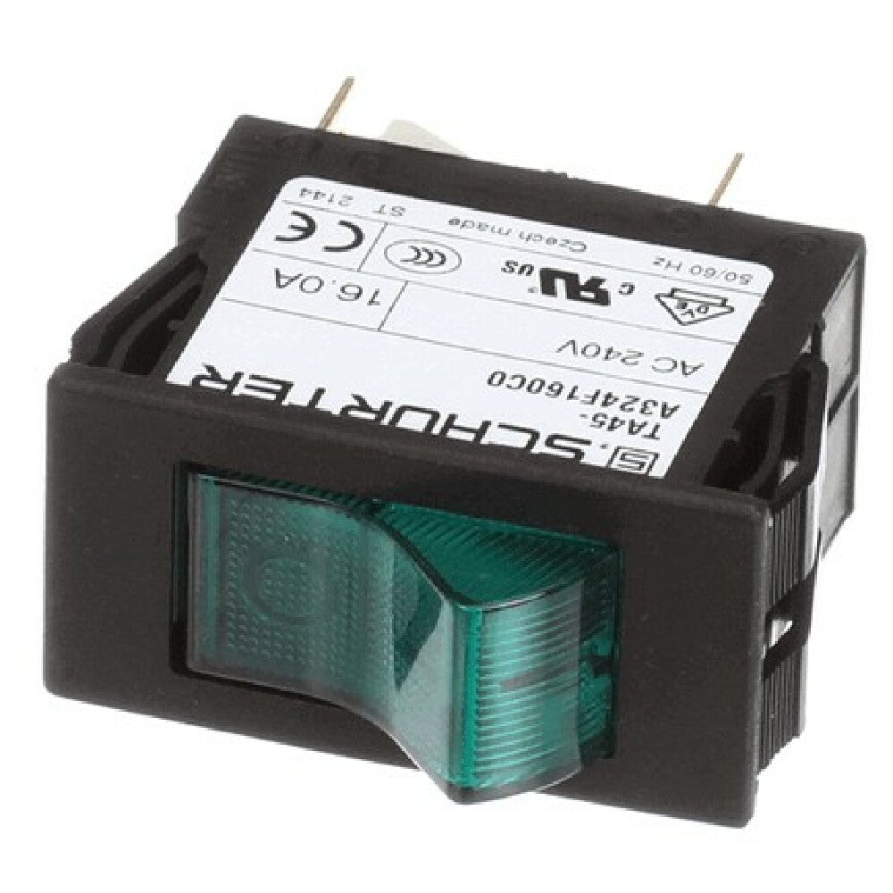 Bakers Pride 2E-1300220 Switch Rocker Dpst Green 16 Am