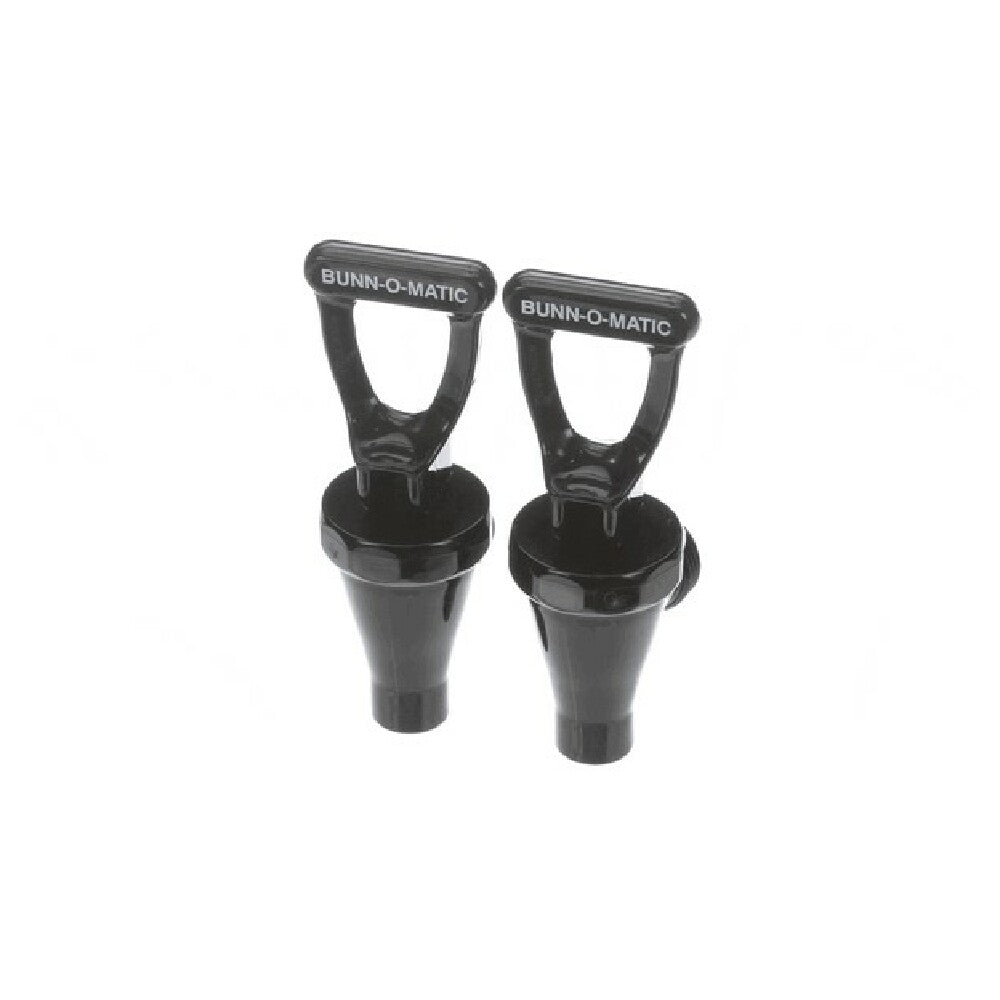Bunn 03260.1000 Faucet Assembly Plastic Blk 2pk