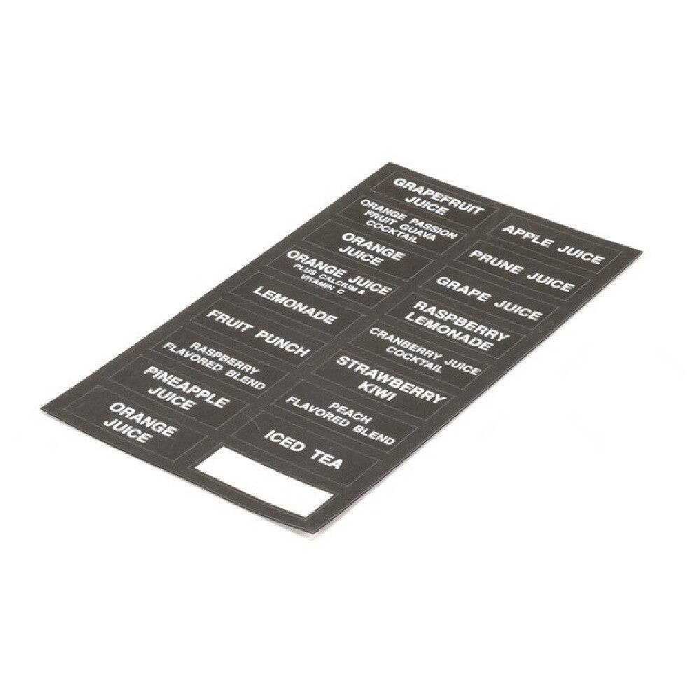 Bunn 32861 Decal Flavors Juice Dispenser
