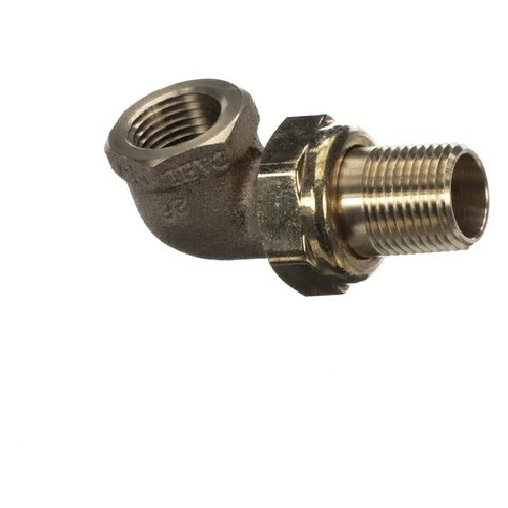 CROWN STEAM 9697-1 Brass Union Elbow 90 Deg. X 1/2" Pipe