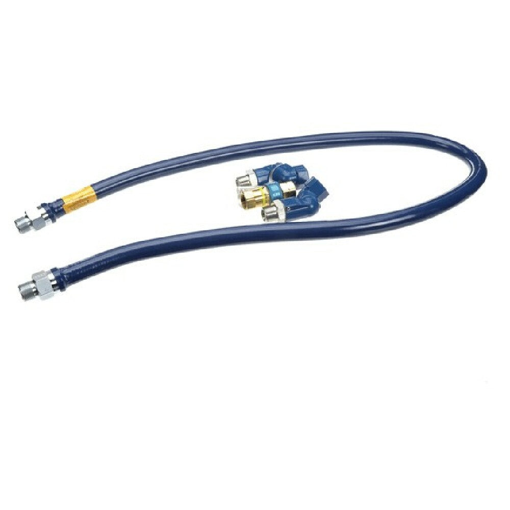 Dormont 1675BPQ2S72 3/4 Dia. 72 Blue Hose Snapfast 2 Swivel Max