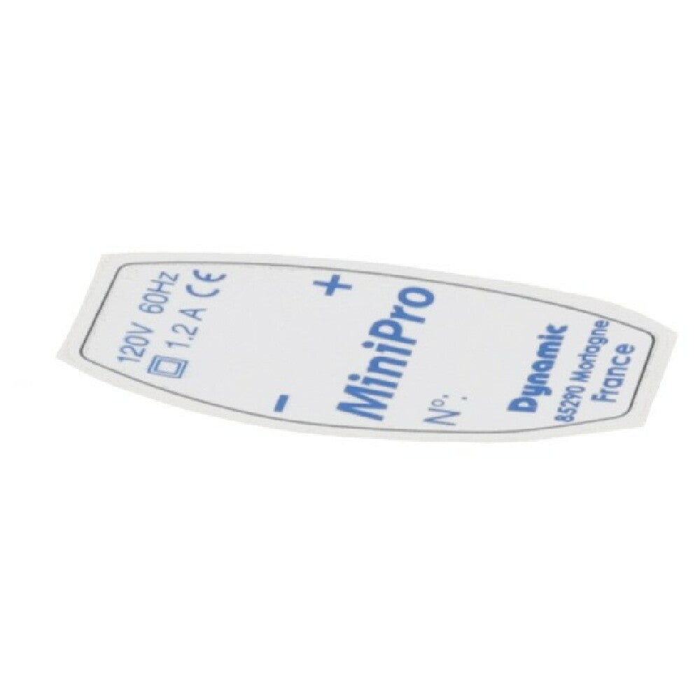 Dynamic Mixer 2853.1 Identif. Label Minipro (115 V)
