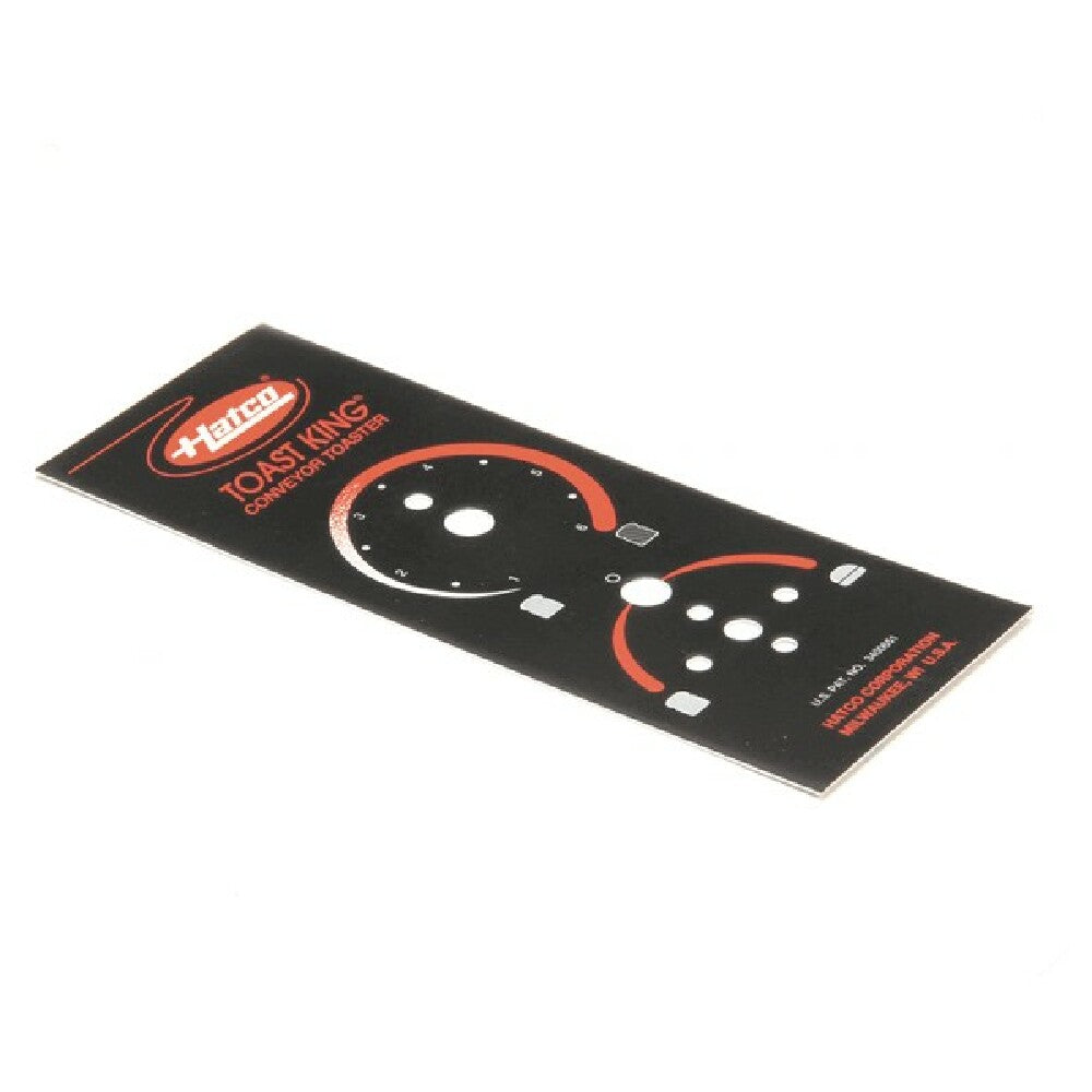 Hatco 07.01.217.00 Control Plate Tk Toast & Buns