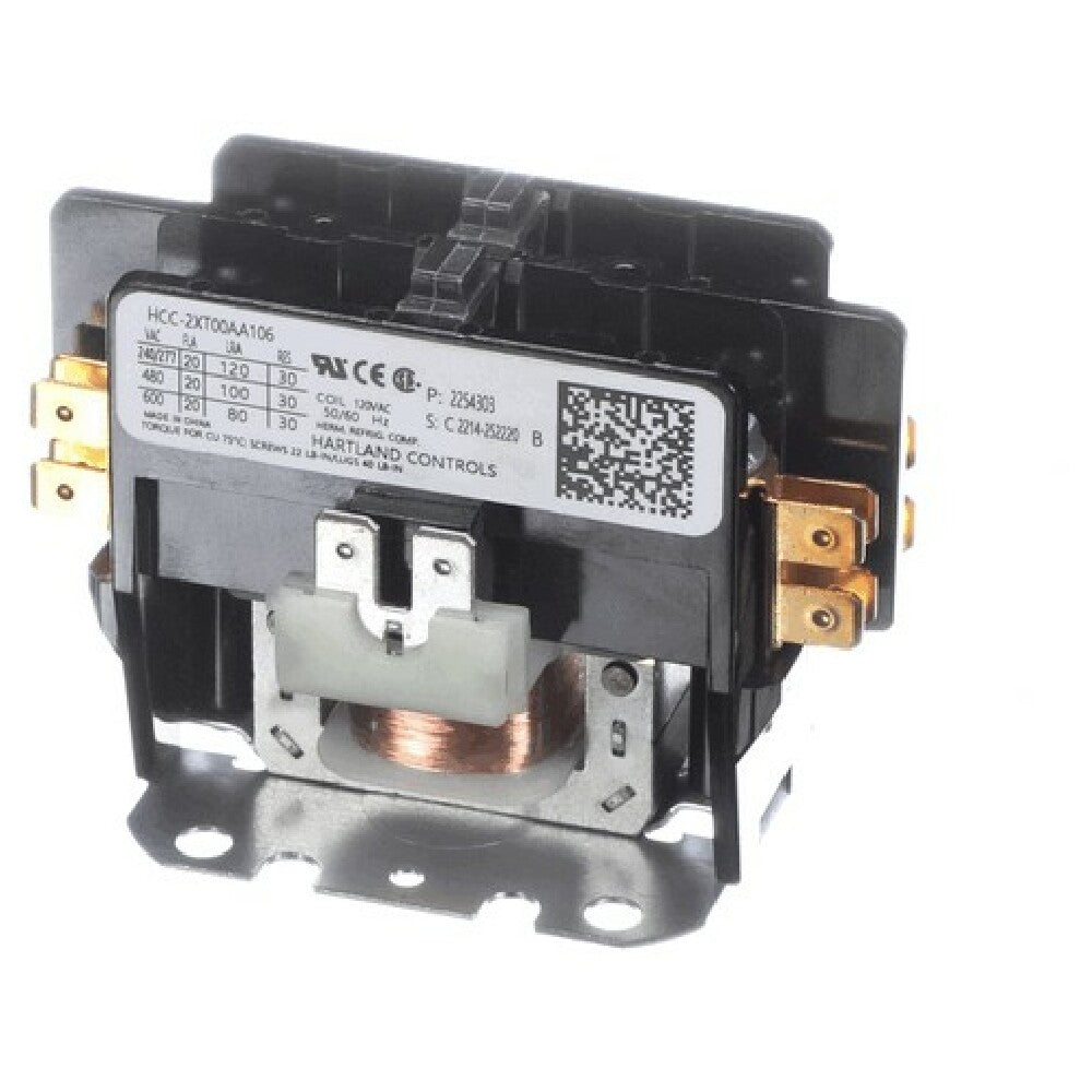 Heatcraft 2254303 Contactor 20 Amp 2 Pole 115/60/1