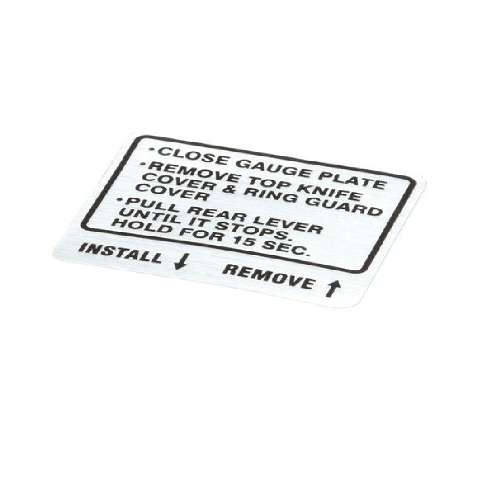 Hobart 00-914681 Label Instruction