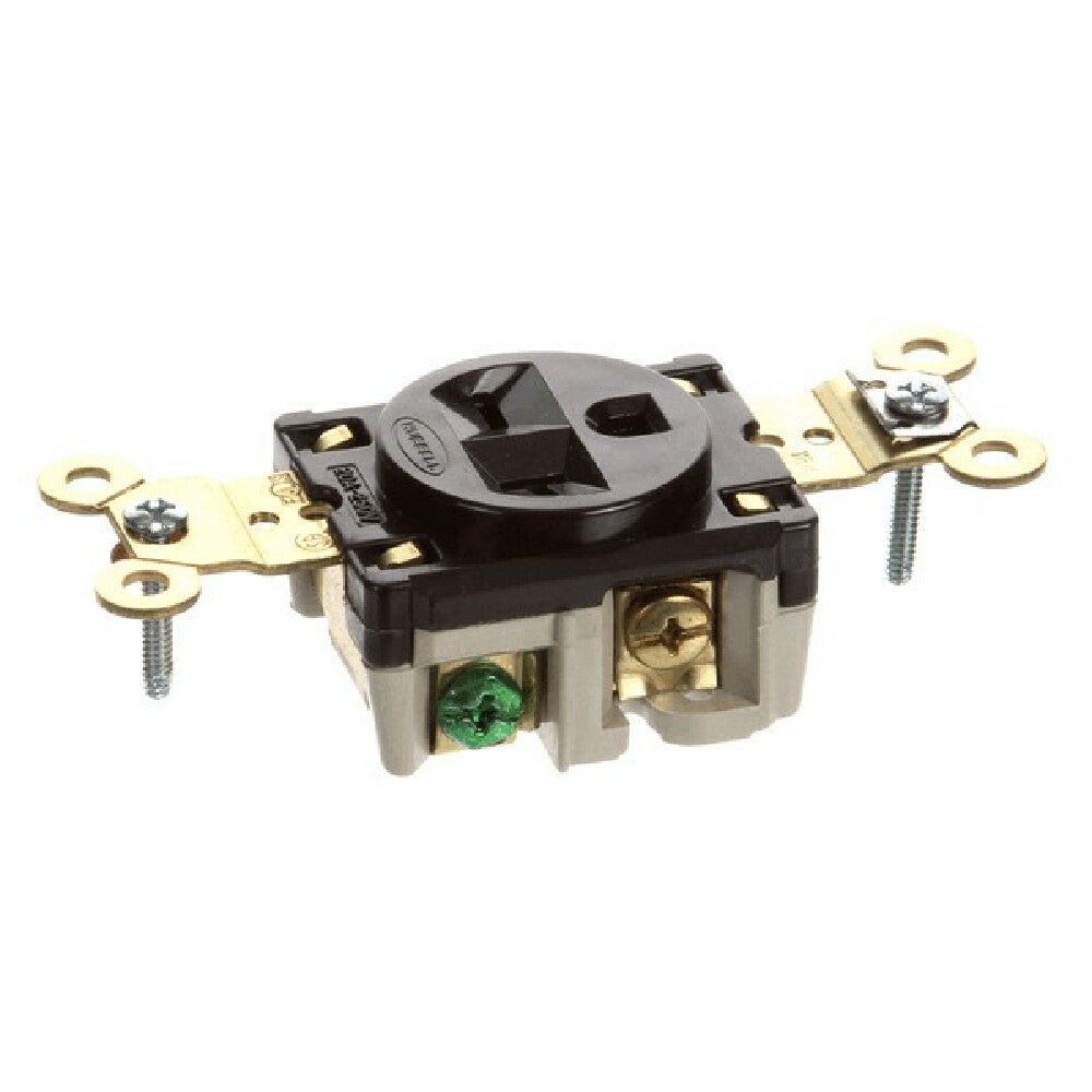 Hubbell 5461 Sgl Wall Receptacle Wdyrc