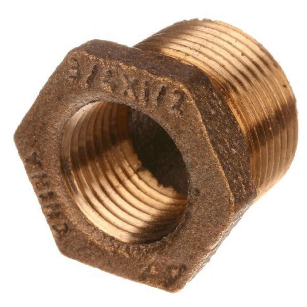 Jackson 4730-002-56-27 Bushing Hex 3/4m To 1/2f Brass
